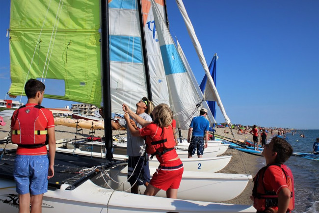 Stage catamaran et fun boat semaine du 07 Aout argeles sur mer central windsurf 3